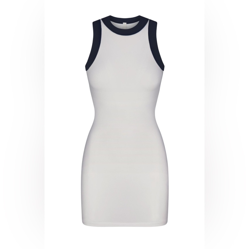 SKIMS Soft Lounge RINGER TANK MINI DRESS Size Medium